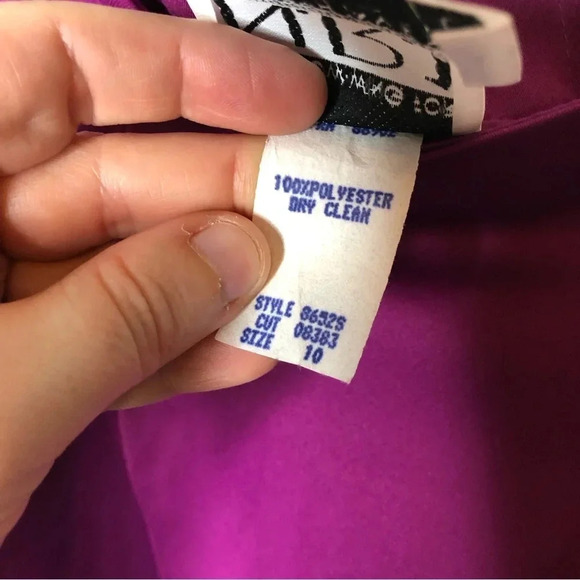 Vintage Sandra Ow-Wing for N.R.1 Magenta Skirt Size 10 - Picture 5 of 6